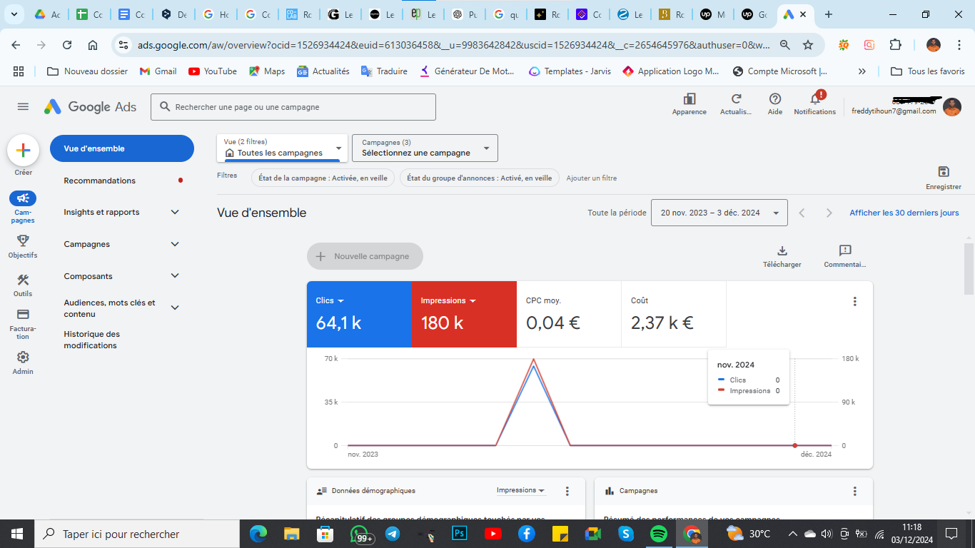 gestion de campagne google ads